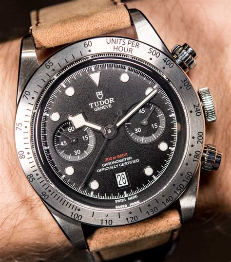 tudor all black watch|tudor black bay chronograph.